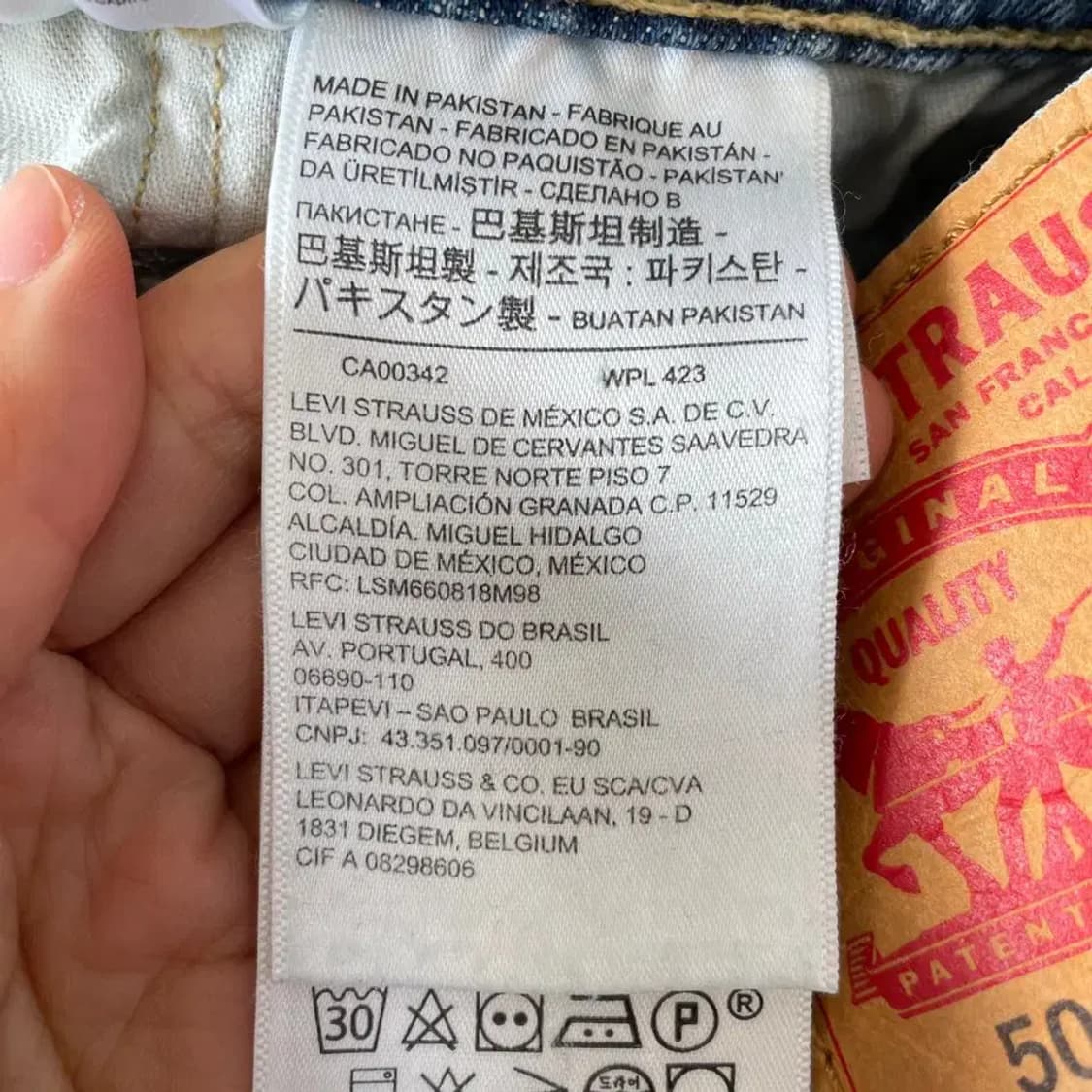 32 리바이스 502 청바지 상품이미지4