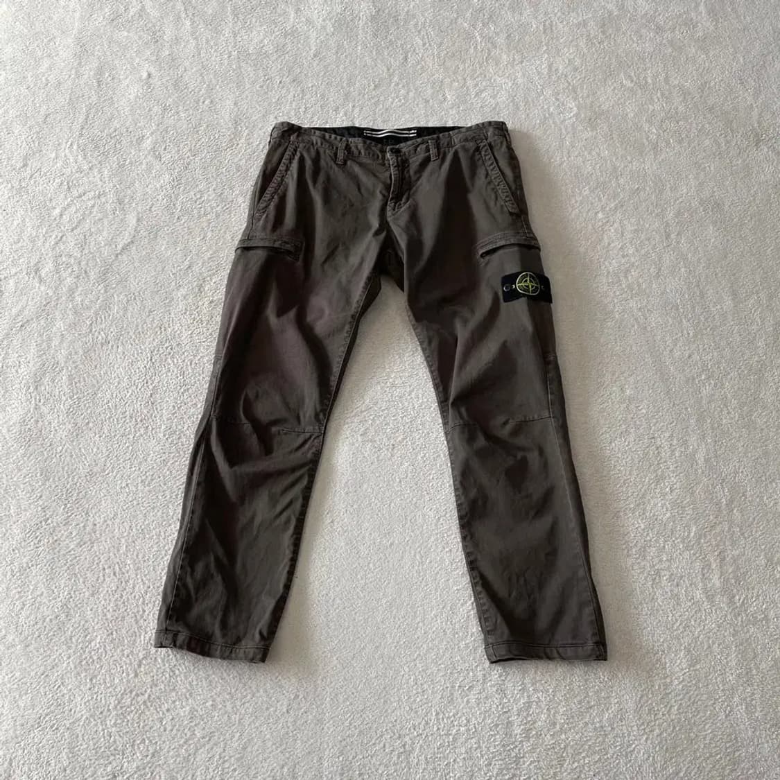 34 스톤아일랜드 브라운 카고팬츠 바지 상품이미지1