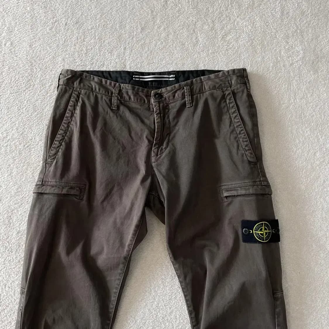 34 스톤아일랜드 브라운 카고팬츠 바지 상품이미지2