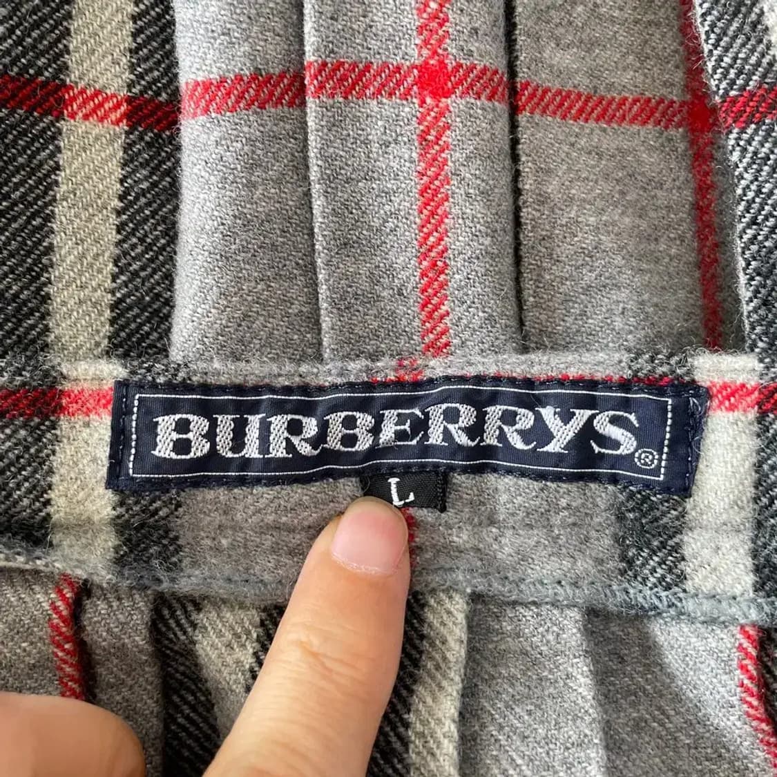 버버리 울 스커트 치마 상품이미지4