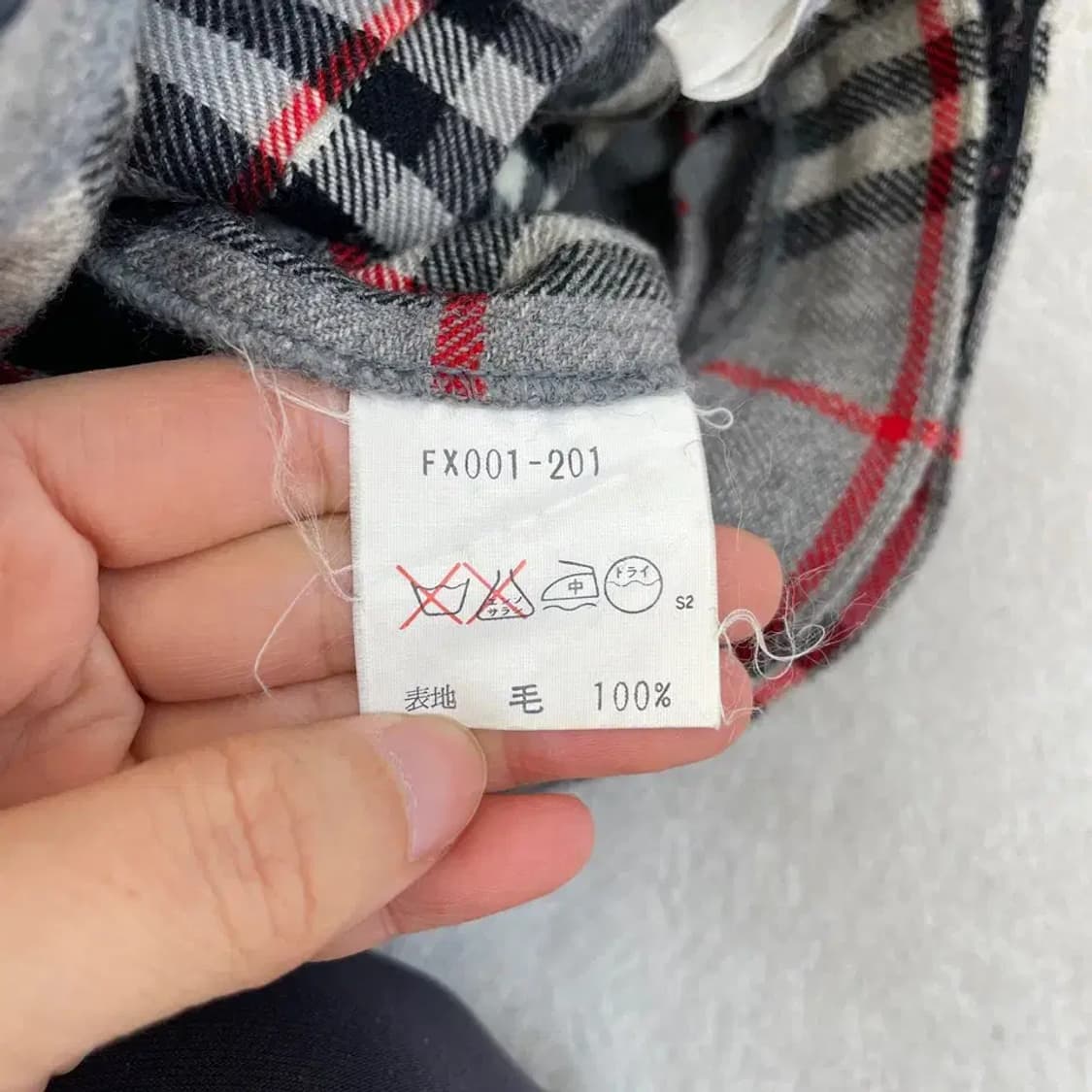 버버리 울 스커트 치마 상품이미지5