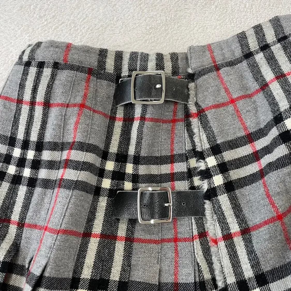 버버리 울 스커트 치마 상품이미지8