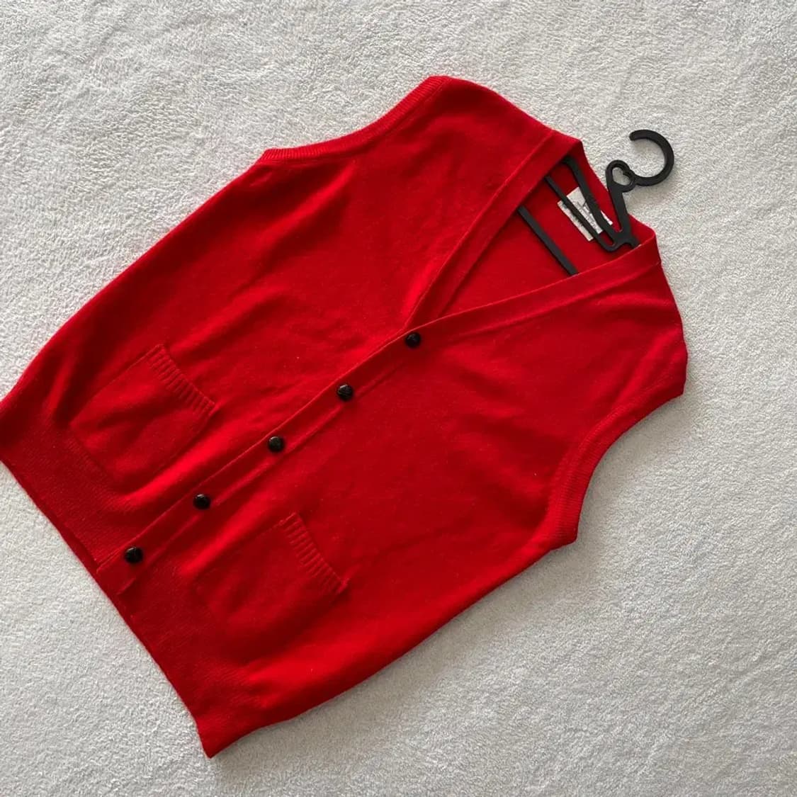 [XL] 80'S USA 버진램스울 LORD JEFF 니트베스트집업 자켓 상품이미지3