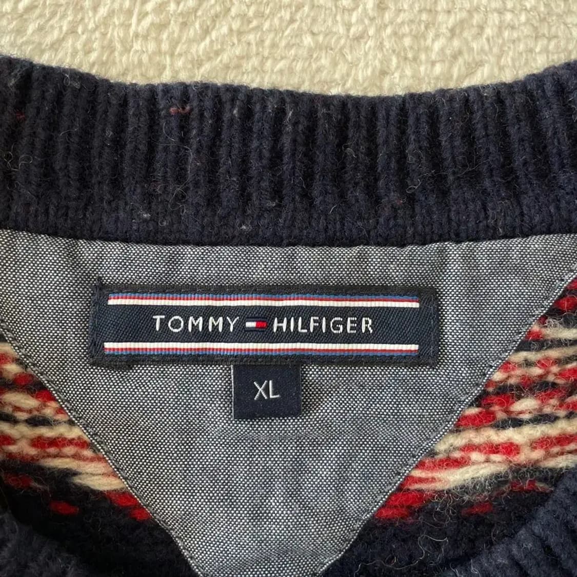 XL 타미힐피거 페어아일 니트 105 상품이미지4