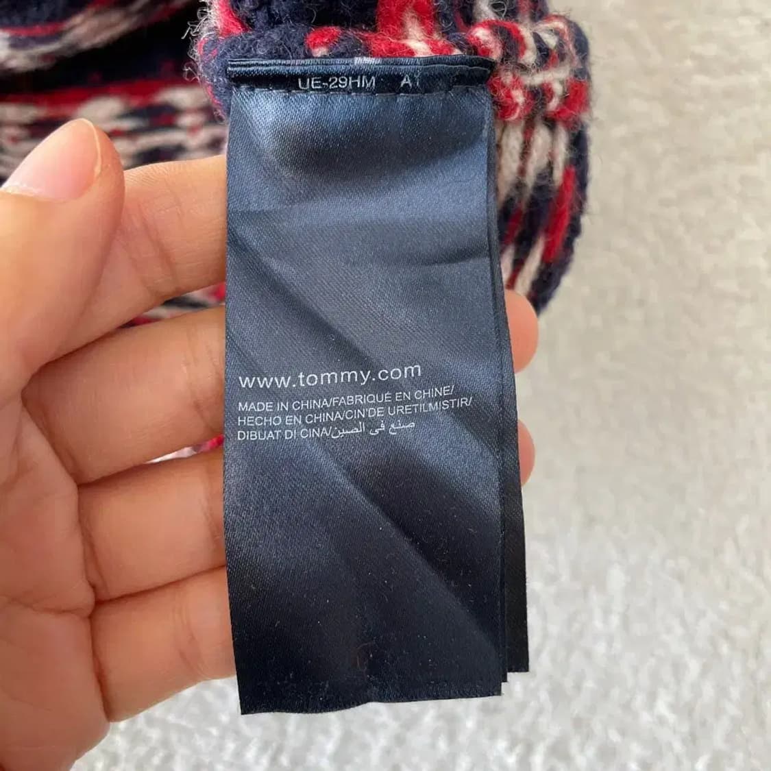 XL 타미힐피거 페어아일 니트 105 상품이미지5