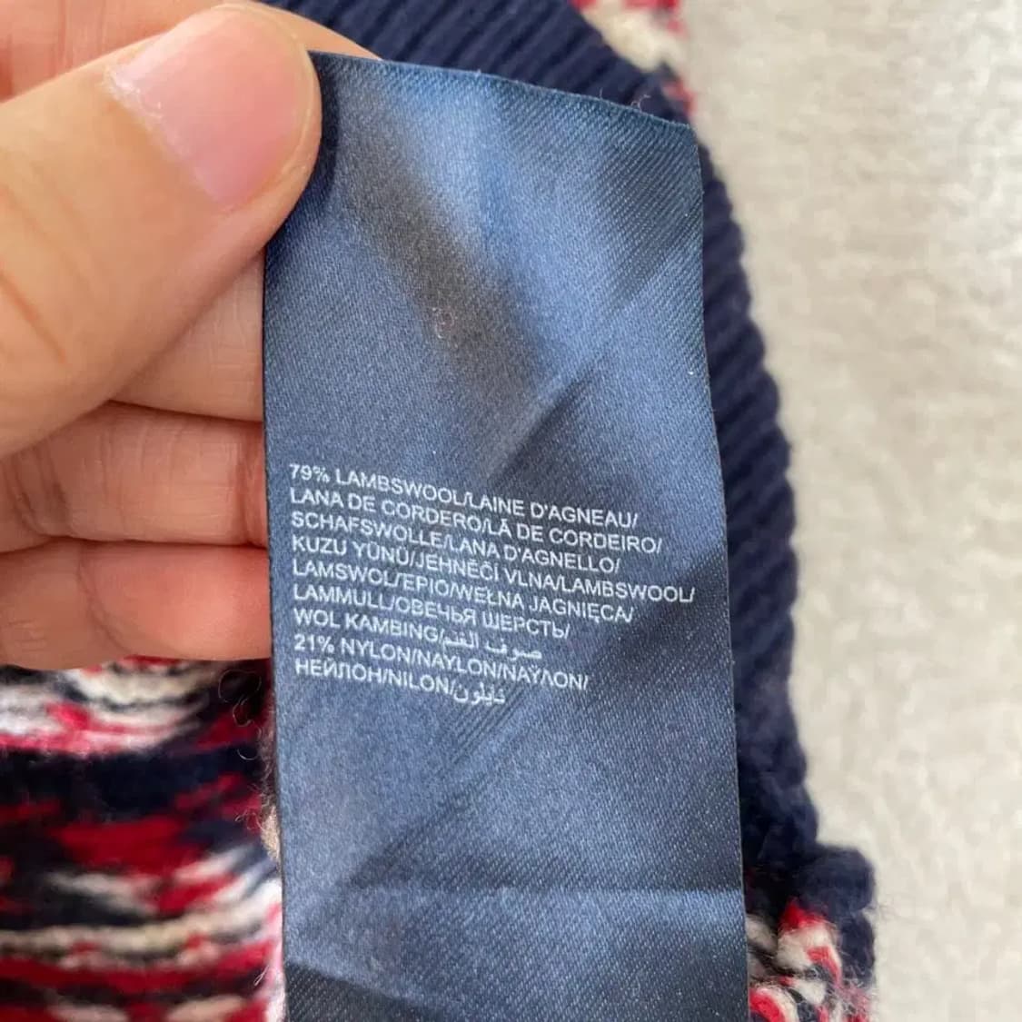 XL 타미힐피거 페어아일 니트 105 상품이미지6