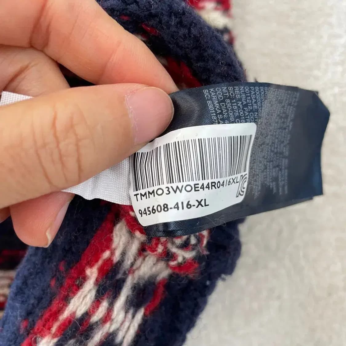 XL 타미힐피거 페어아일 니트 105 상품이미지7