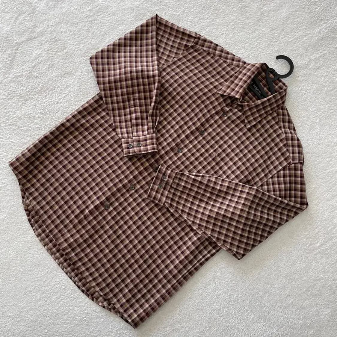 입생로랑 올드스쿨 체크셔츠 100 L 상품이미지3