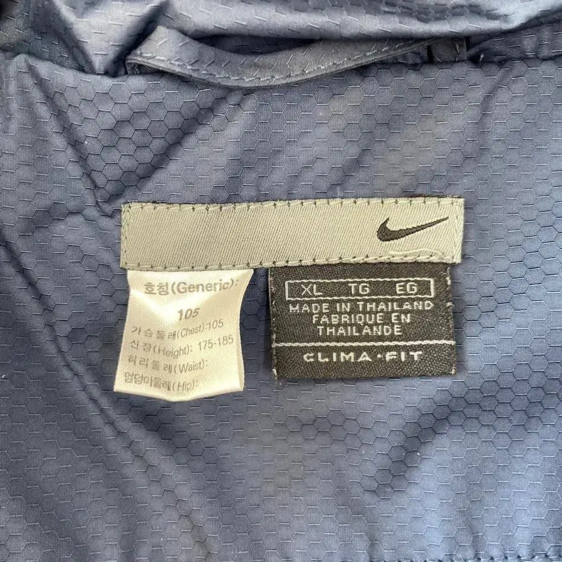 나이키 네이비 바람막이 105 XL 상품이미지4