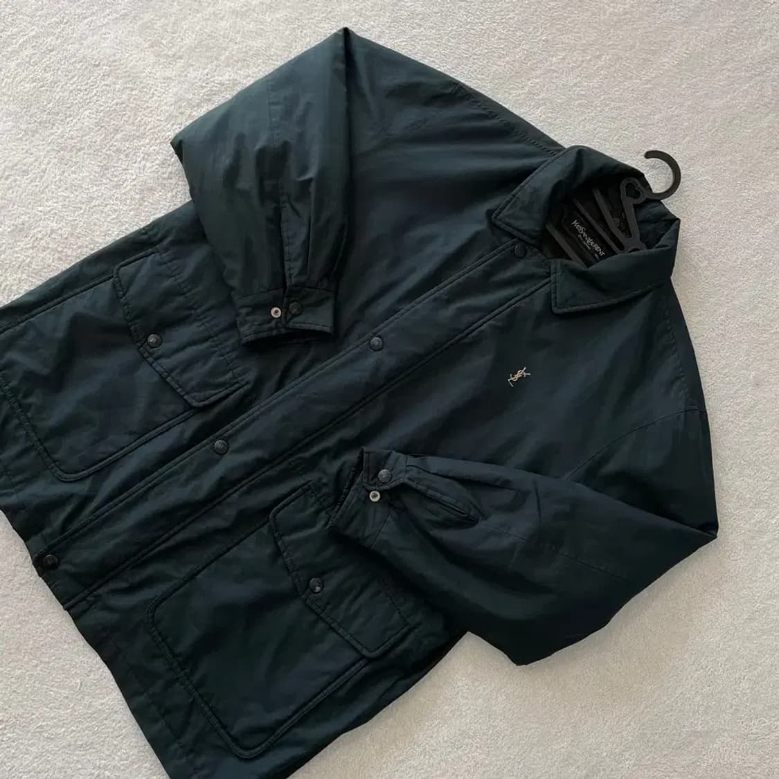 XL 입생로랑 올드스쿨 패딩 블루종 자켓 105 상품이미지3