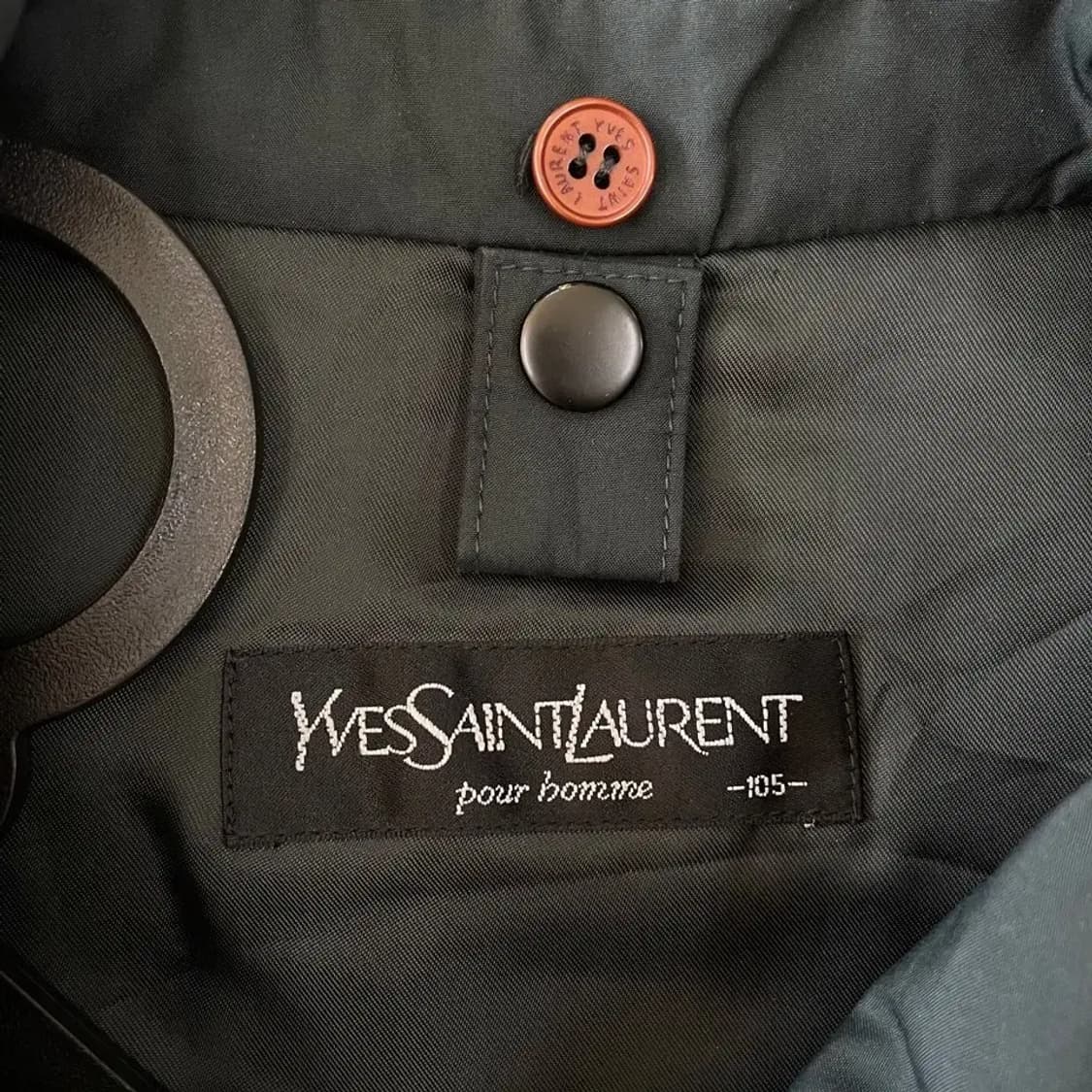 XL 입생로랑 올드스쿨 패딩 블루종 자켓 105 상품이미지4