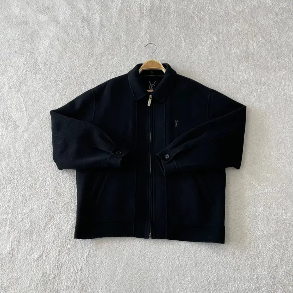 입생로랑 울 자켓 100 올드스쿨 블루종 상품이미지1