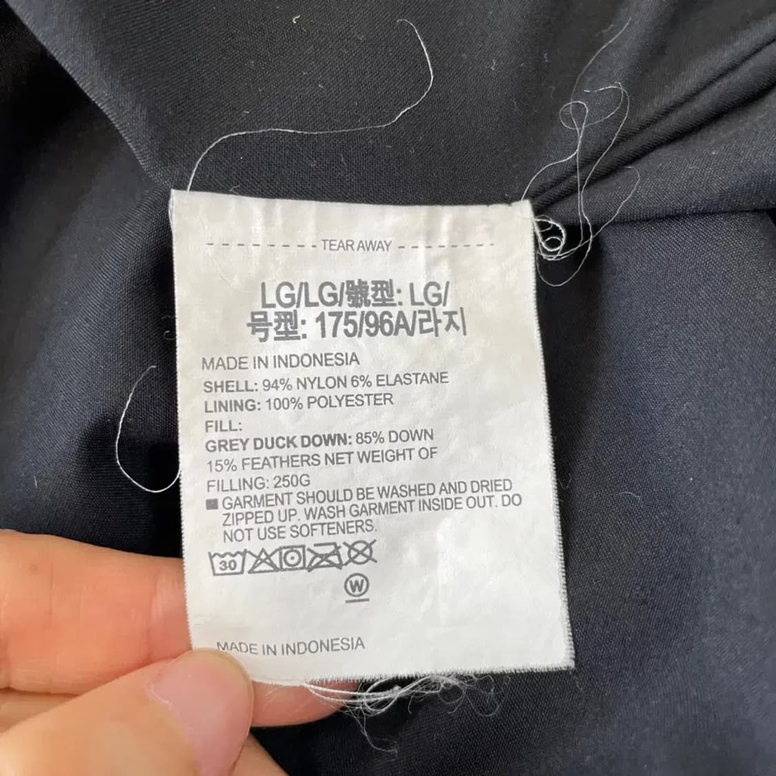 L 언더아머 오리털 롱패딩 자켓 상품이미지7