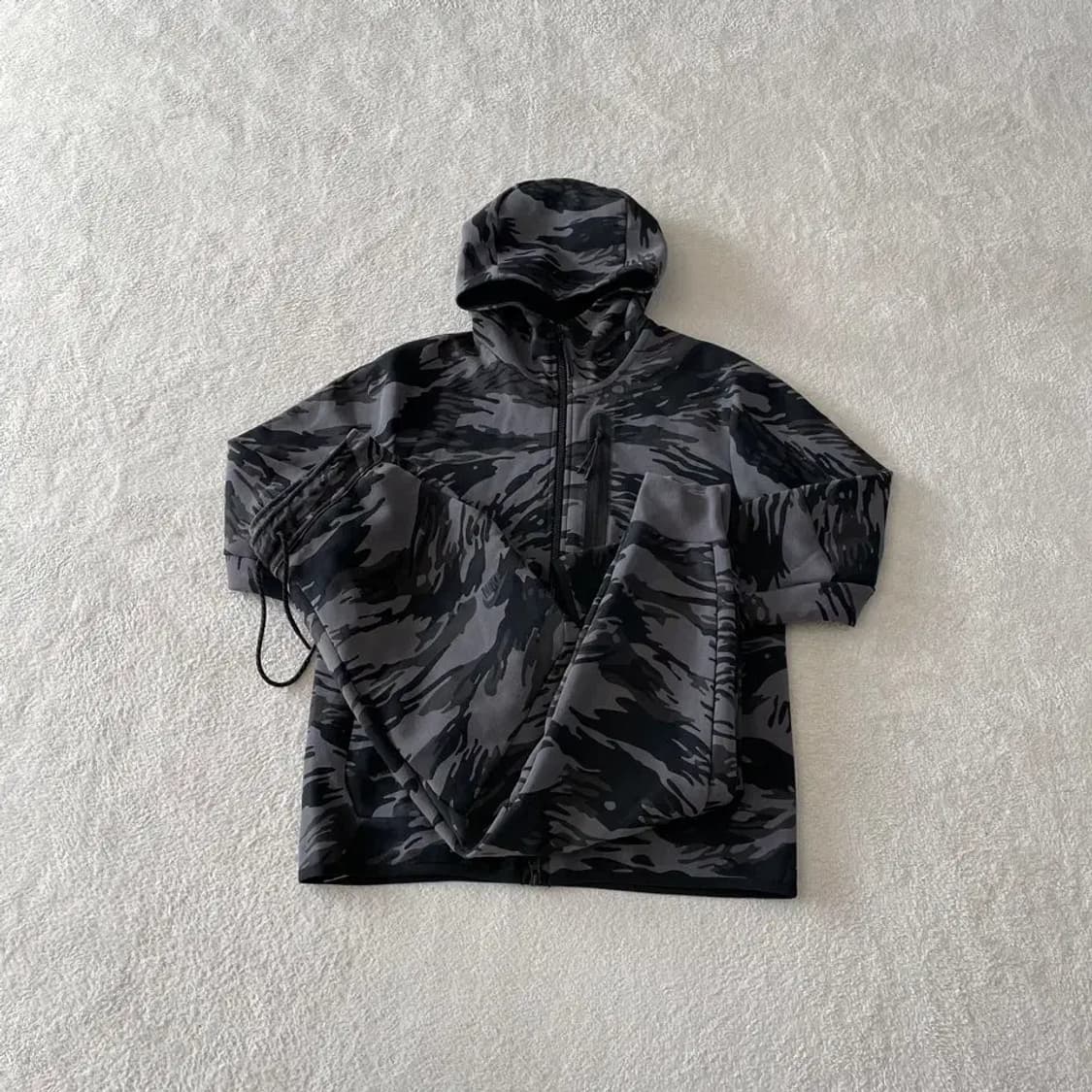 L 나이키 카모 테크팩 세트 후드집업 바지 100 상품이미지1