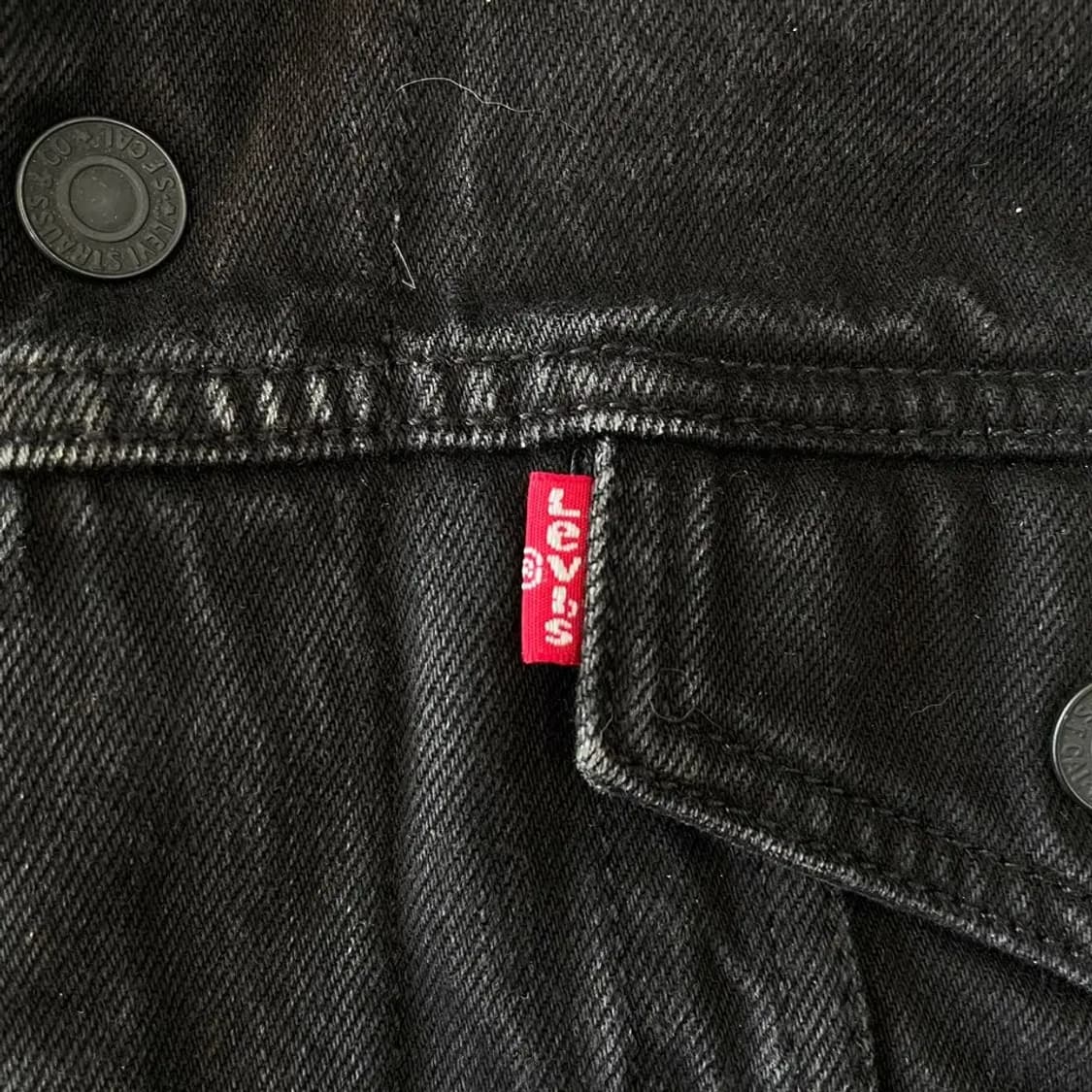 M 리바이스 쉐르파 흑청 데님 자켓 상품이미지5