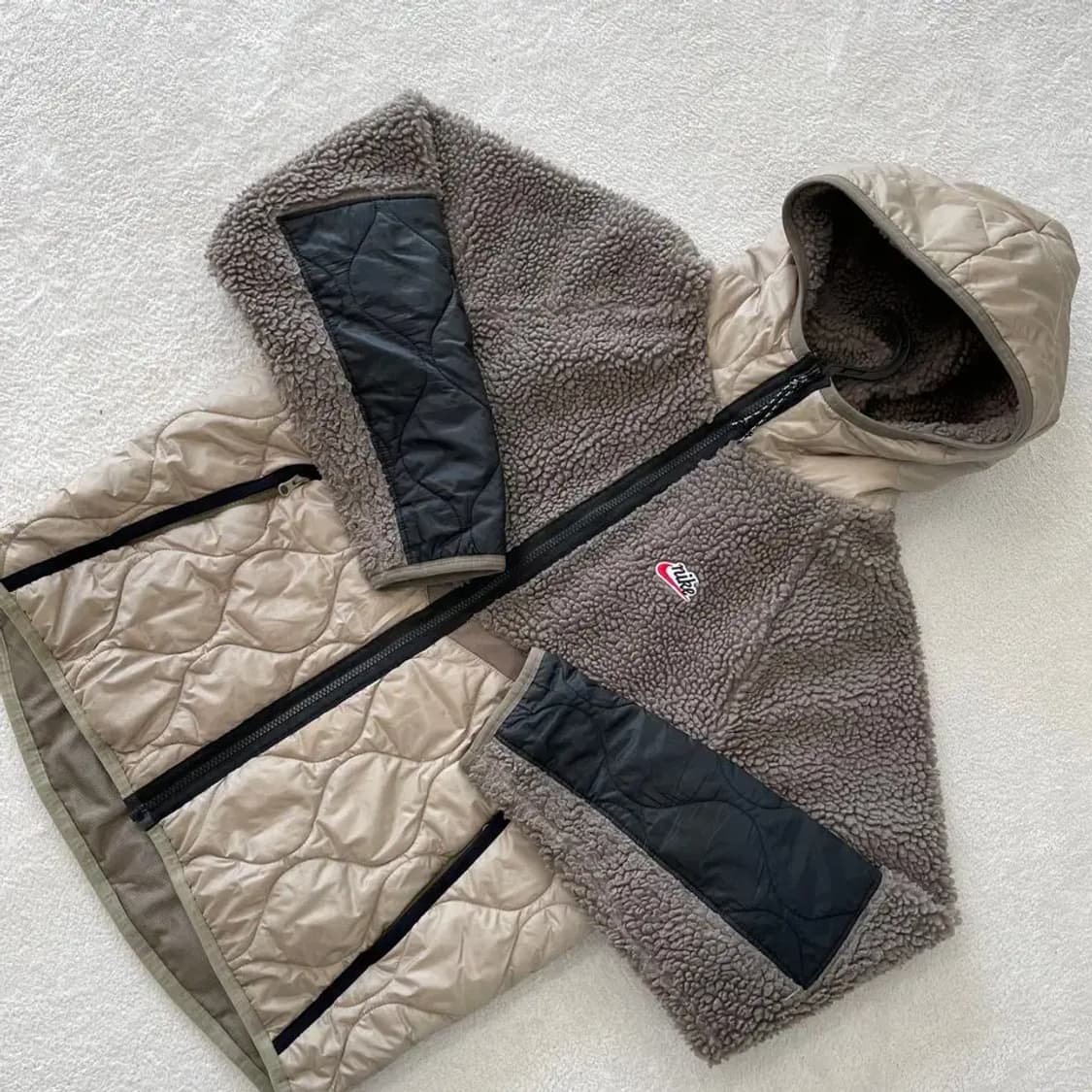 XL 나이키 NSW 쉐르파 헤리티지 후리스 패딩자켓 105 상품이미지3