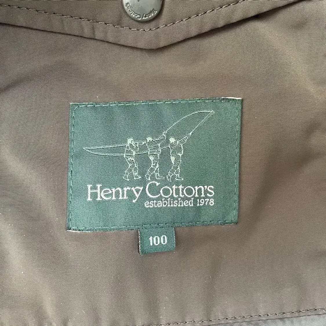 L 헨리코튼 남성 퀼팅자켓 100 상품이미지5