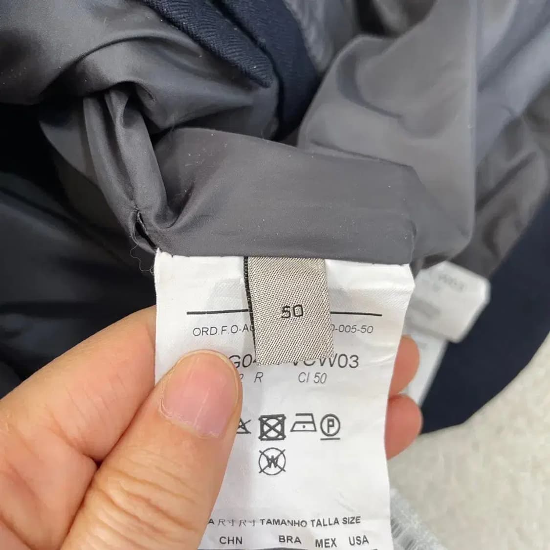 L 알마니 남성 꼴레지오니 쉘 블루종 자켓 100 상품이미지5