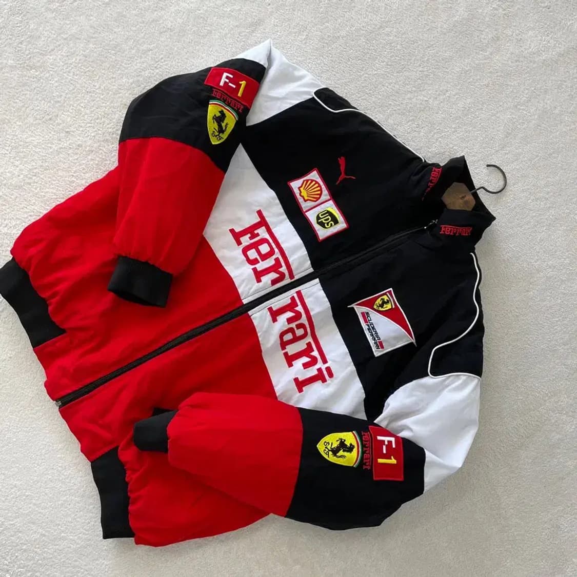 [XL] F1 페라리 레이싱 패딩 자켓 빈티지 105 상품이미지3