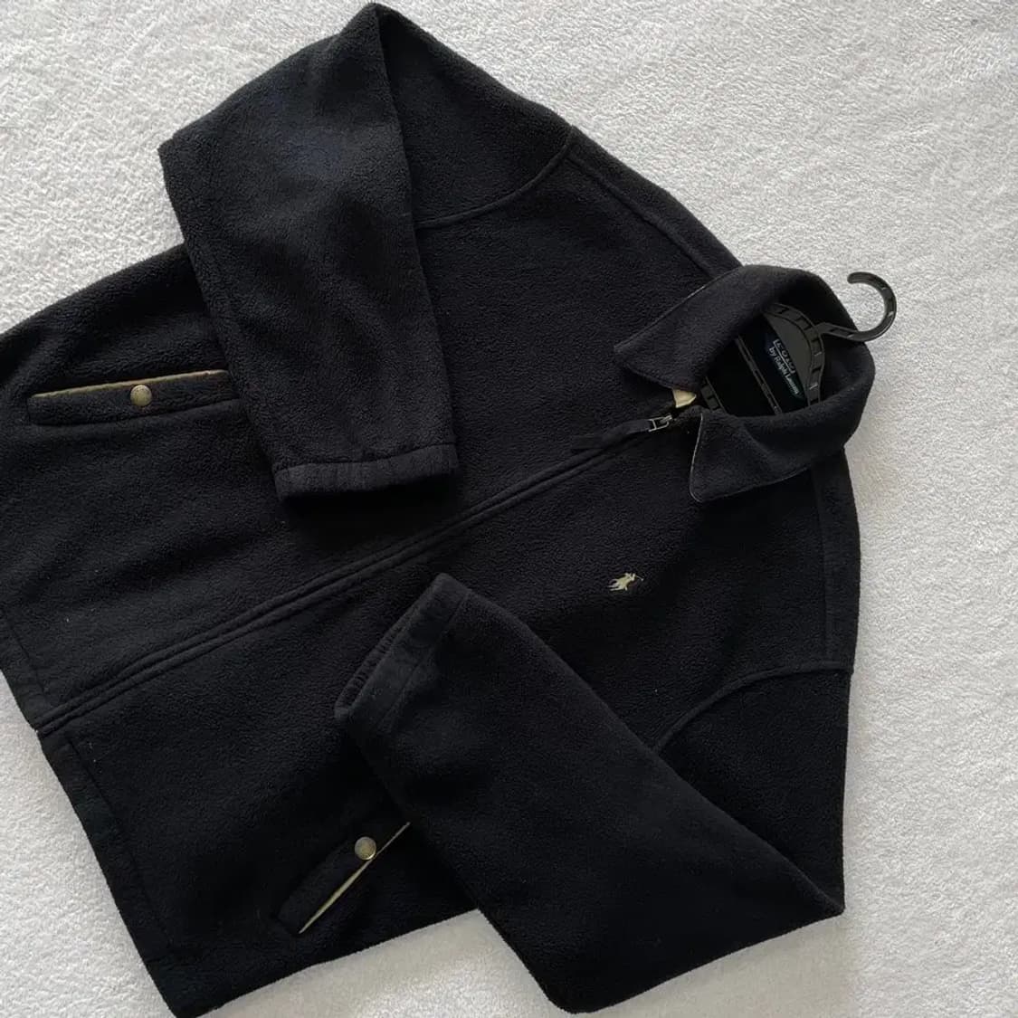 L 폴로 후리스 블루종 자켓 상품이미지3