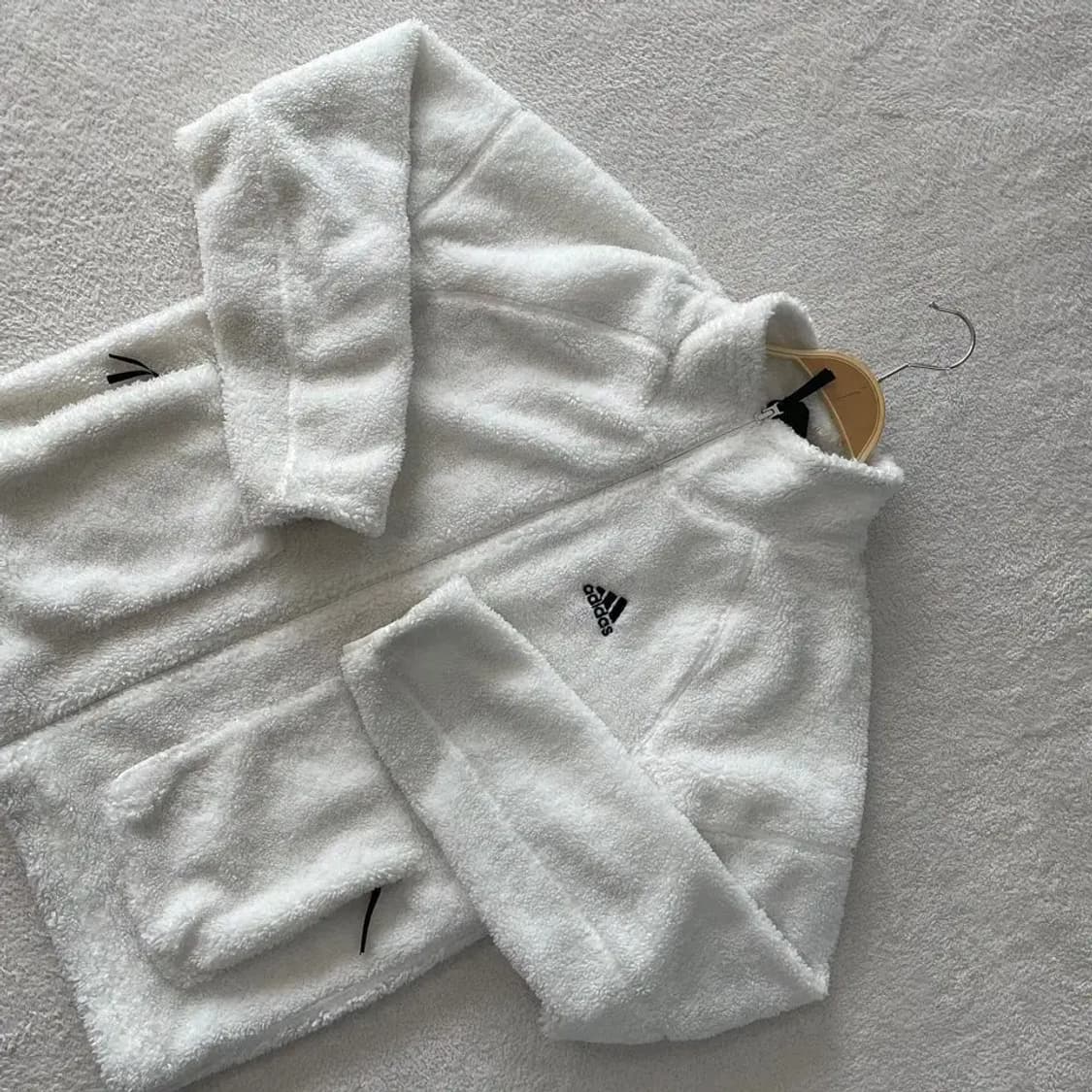 L 아디다스 쉐르파 후리스 자켓 100 상품이미지3