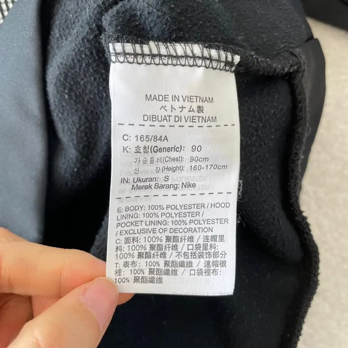 S 나이키 기모 드라이핏 후드티 90 상품이미지7