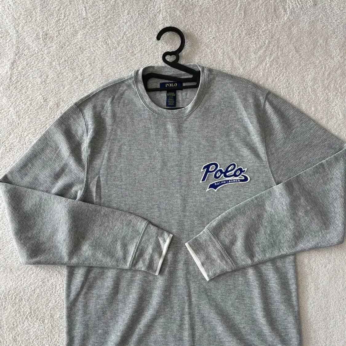 L 폴로 와플 니트 롱슬리브 상품이미지2