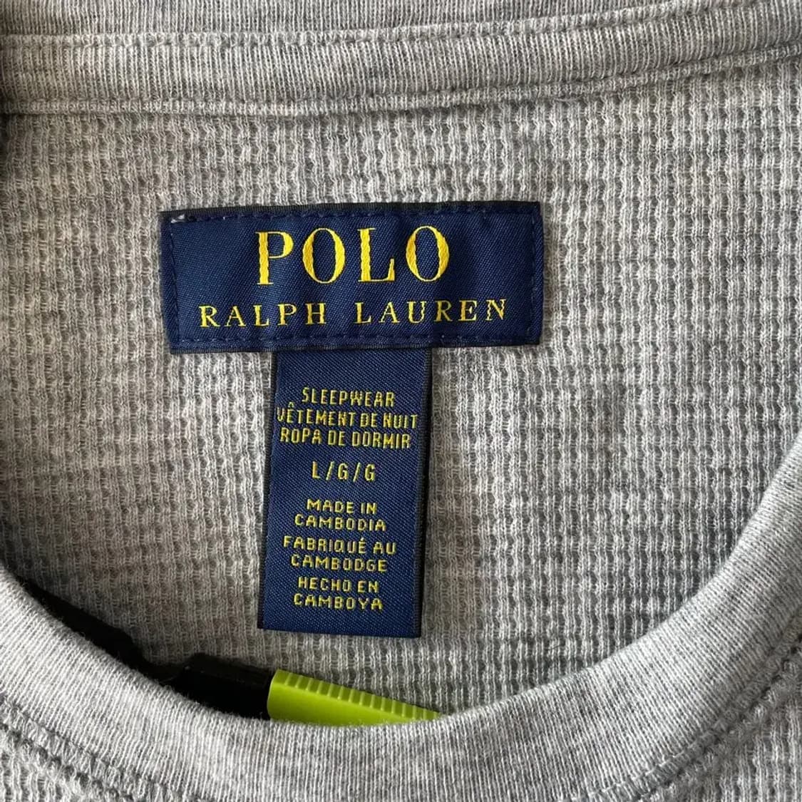 L 폴로 와플 니트 롱슬리브 상품이미지4