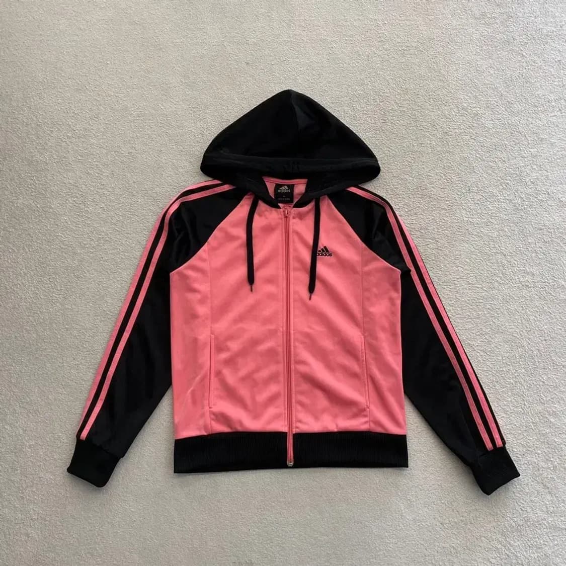 아디다스 핑크 후드 져지 90 상품이미지1