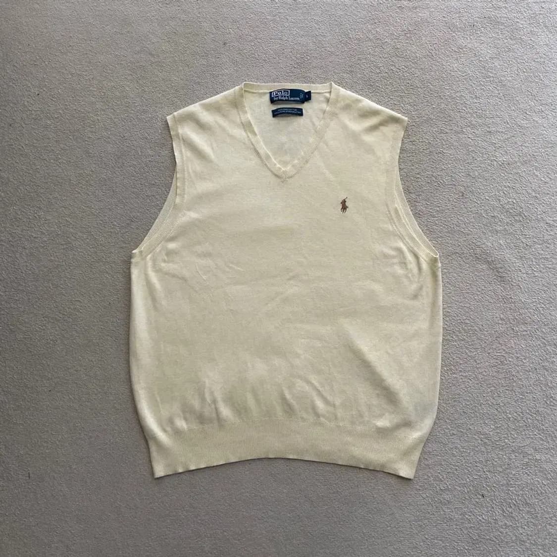 폴로 니트조끼 베스트 L 상품이미지1