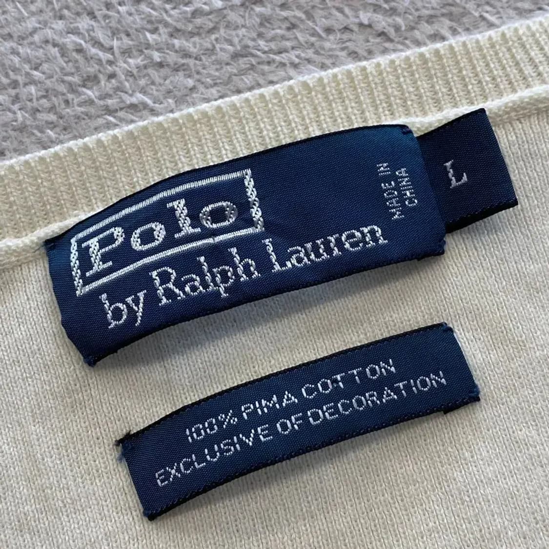 폴로 니트조끼 베스트 L 상품이미지5