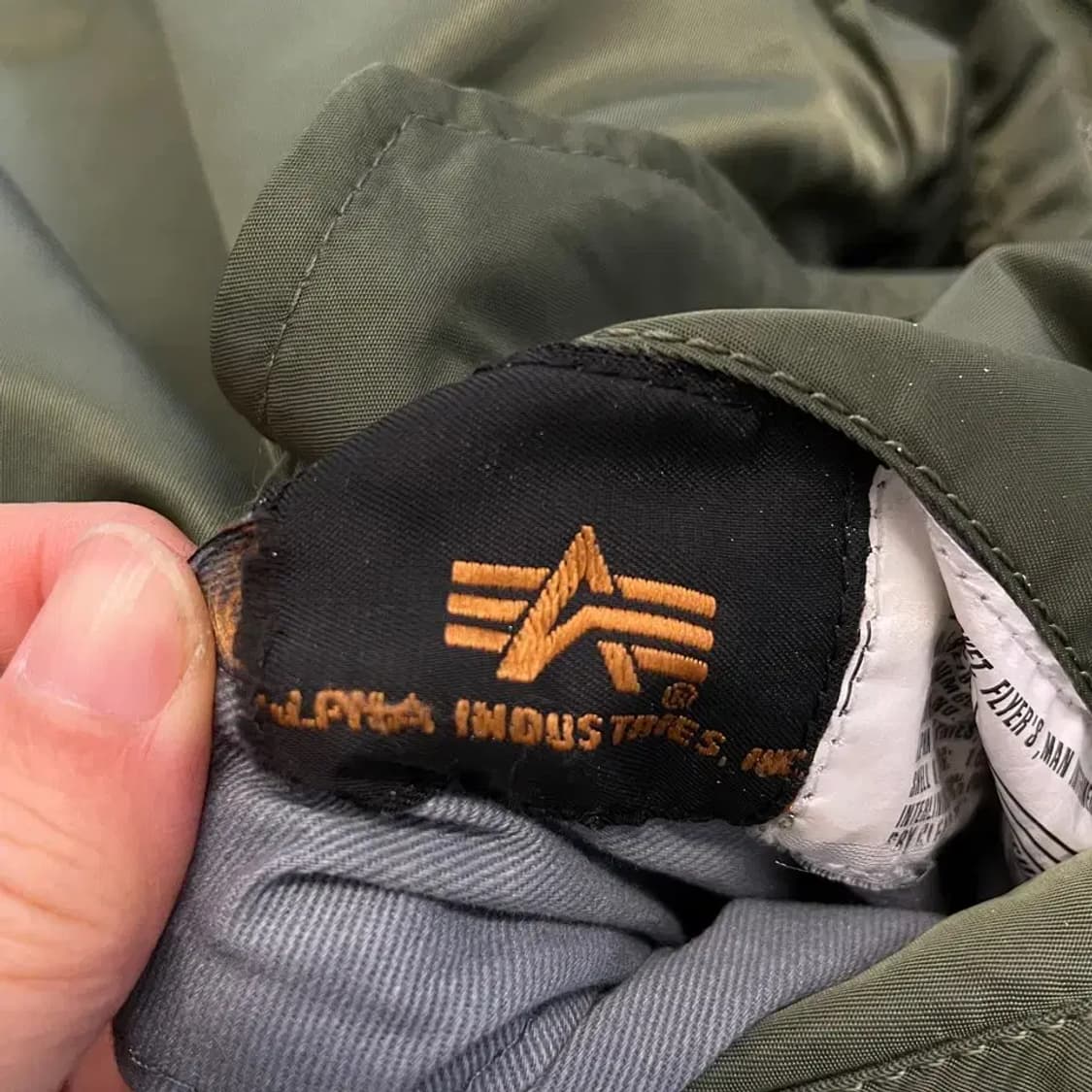 알파인더스트리 MA1 양면 자켓 S 상품이미지7