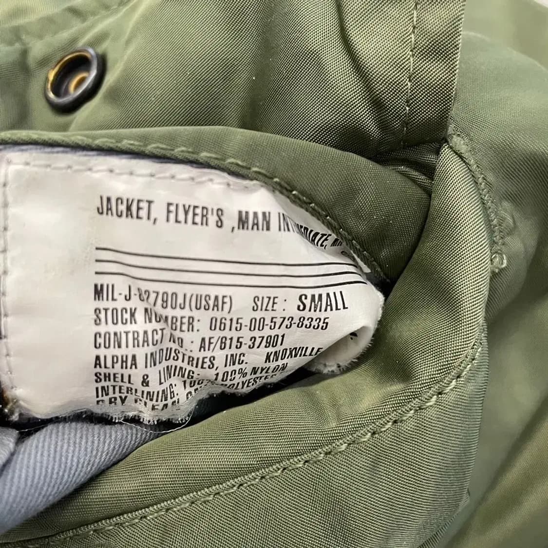 알파인더스트리 MA1 양면 자켓 S 상품이미지8