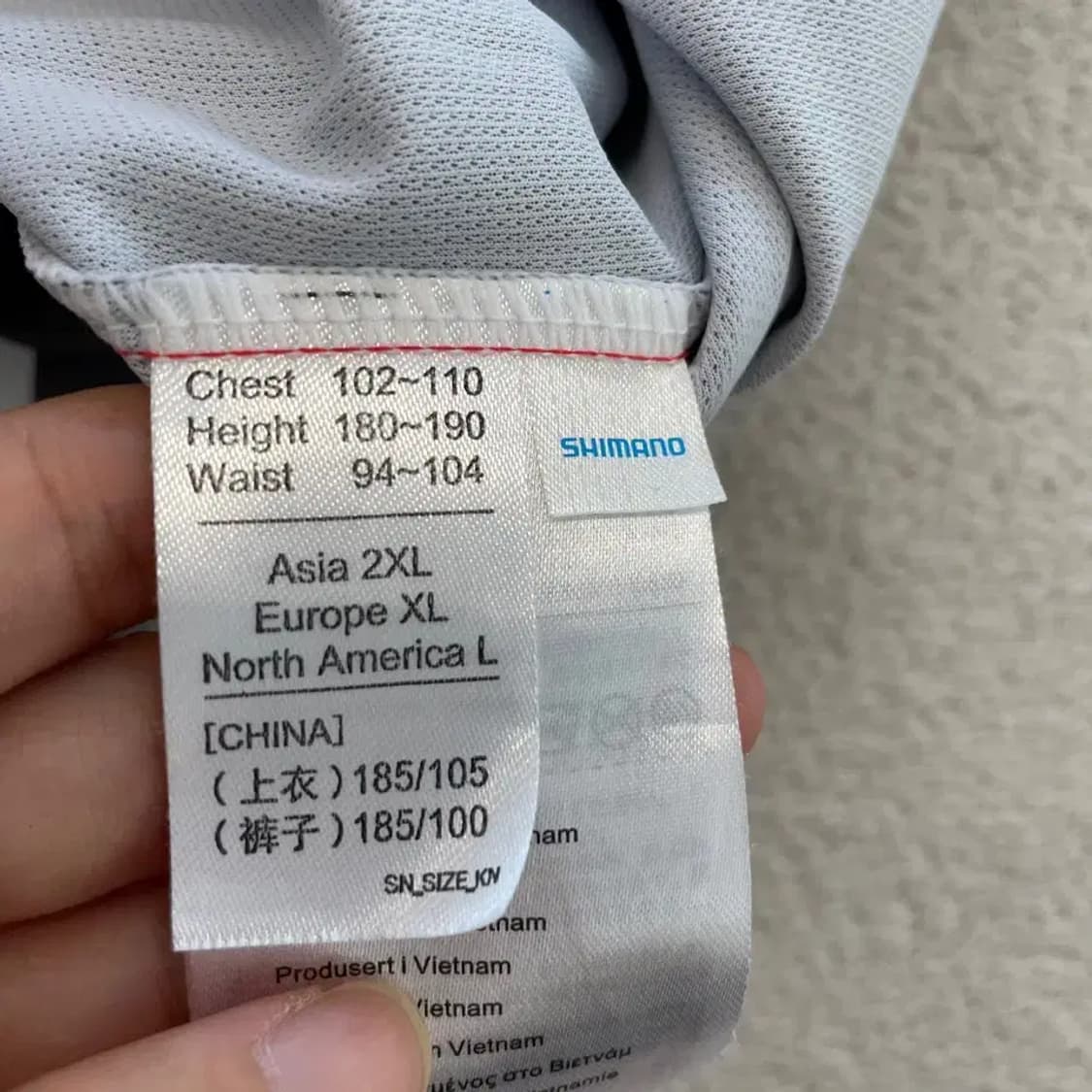 시마노 라이트 후드티 XXL 상품이미지6