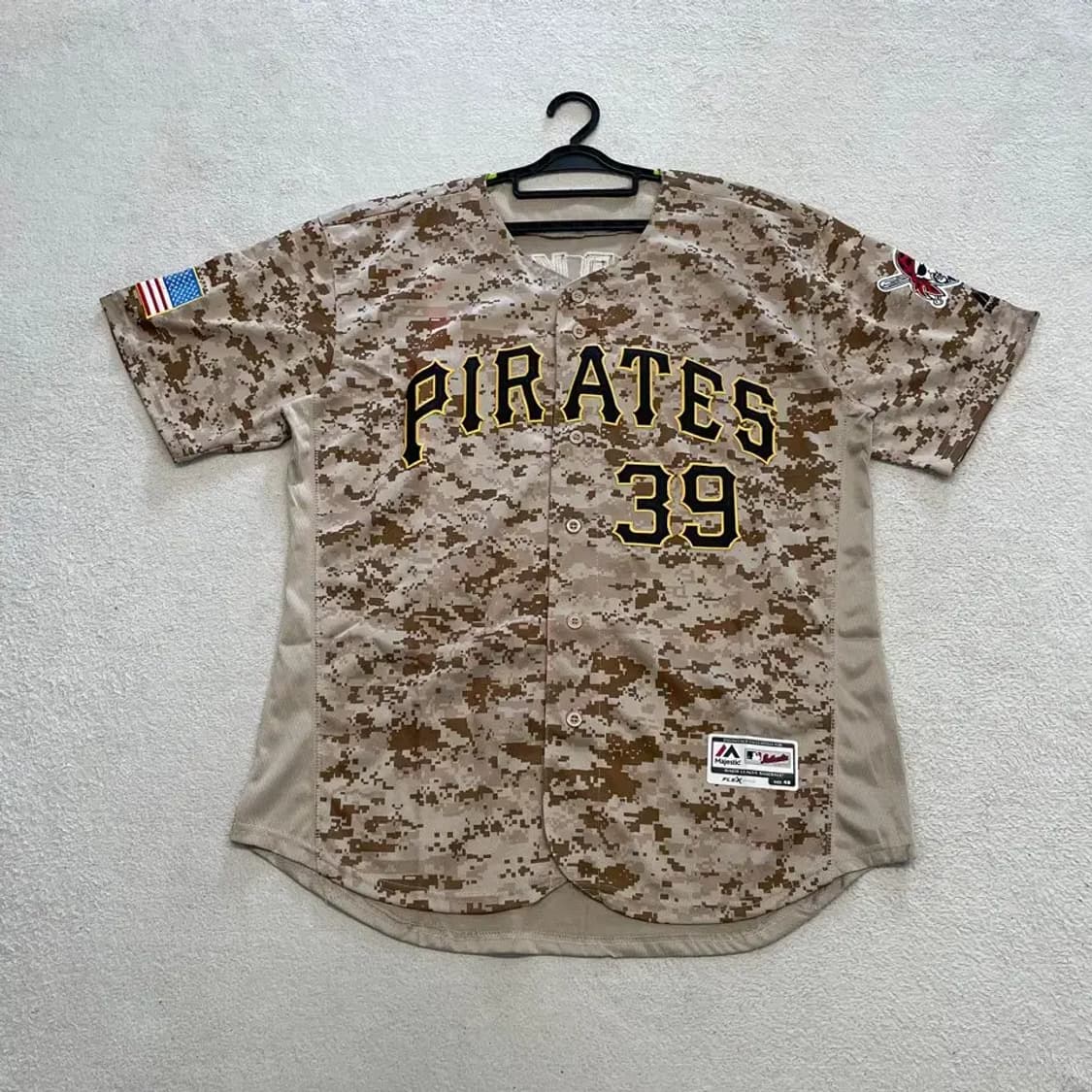 XXL 피츠버그 파이리츠 마제스틱 카모 유니폼 MLB 상품이미지1