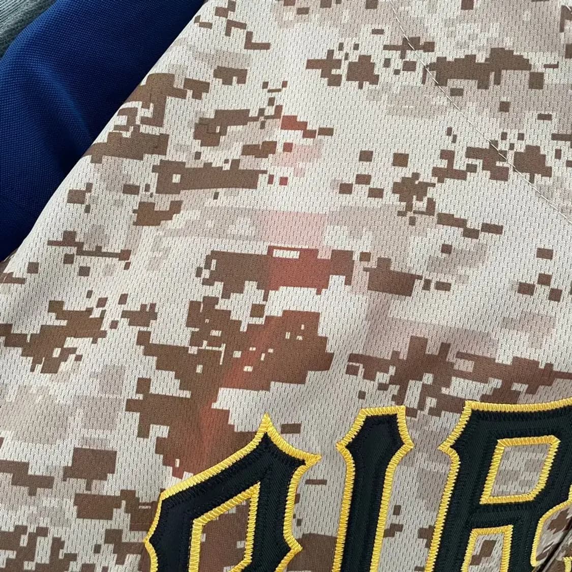 XXL 피츠버그 파이리츠 마제스틱 카모 유니폼 MLB 상품이미지7