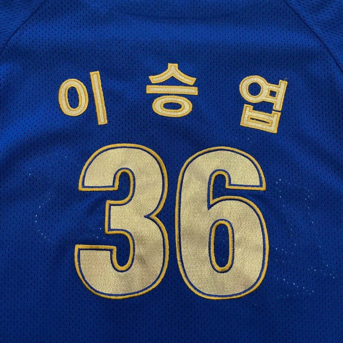 90 삼성라이온즈 이승엽 352홈런 한정판 금장 왕조 유니폼 상품이미지10
