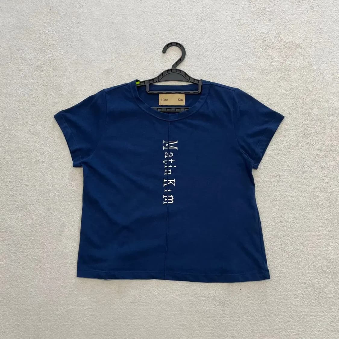 마뗑킴 네이비 반팔 상품이미지1