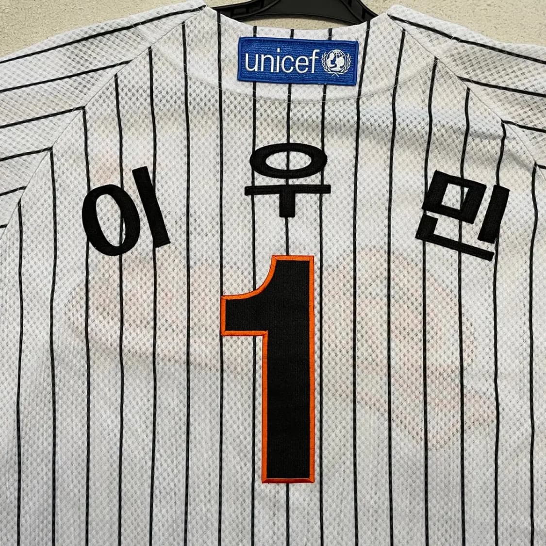 롯데자이언츠 올드 선수코치실착 이우민 유니폼 110 상품이미지8