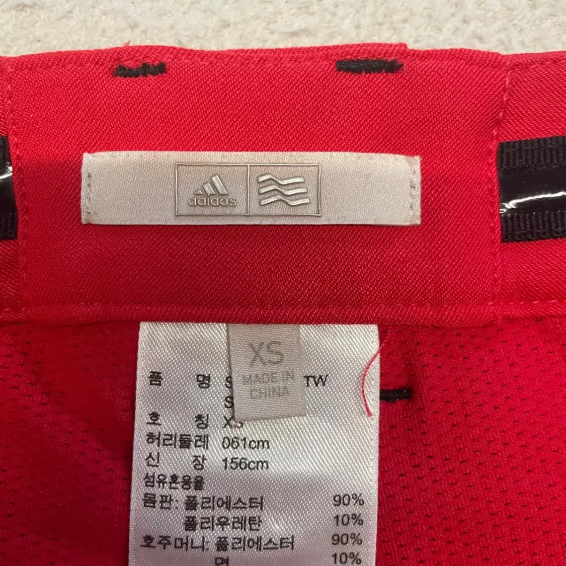 아디다스 골프 여성 레드 골프치마 XS 상품이미지4