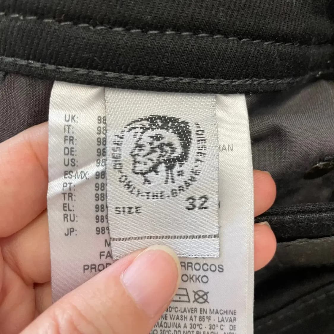 디젤 버스터 블랙팬츠 바지 32 상품이미지6