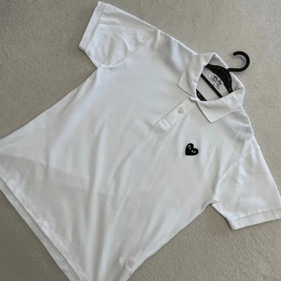 XL 꼼데가르송 2025 블랙하트와펜 반팔카라티 상품이미지1