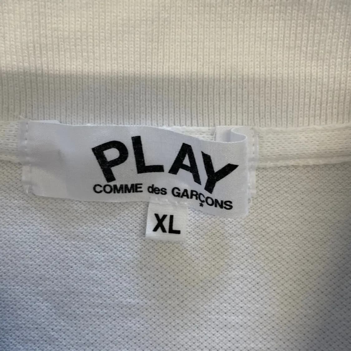 XL 꼼데가르송 2025 블랙하트와펜 반팔카라티 상품이미지4