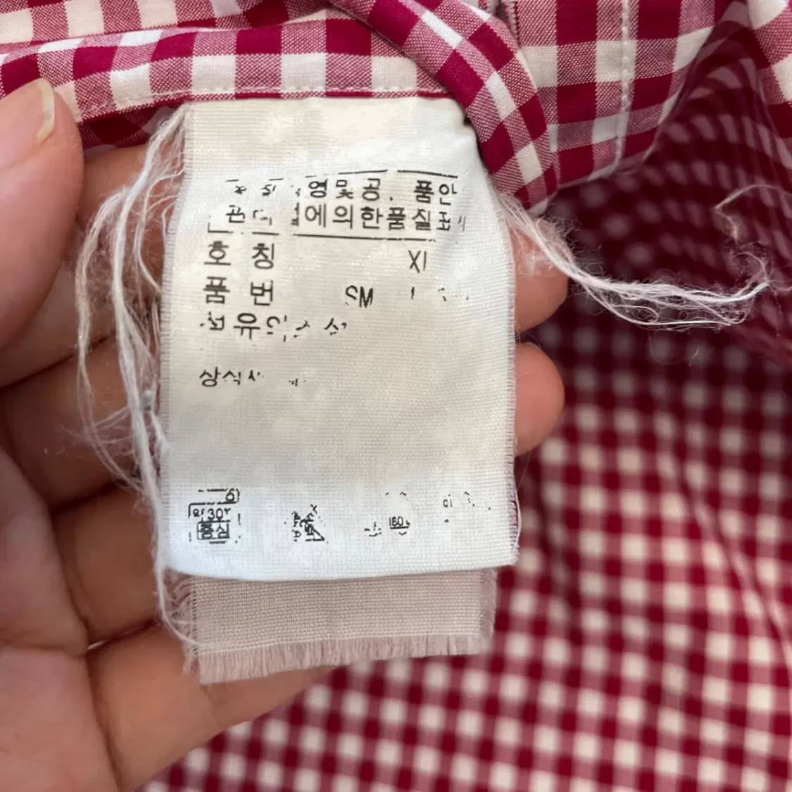 폴로 남성 커스텀핏 체크셔츠 XL 상품이미지6