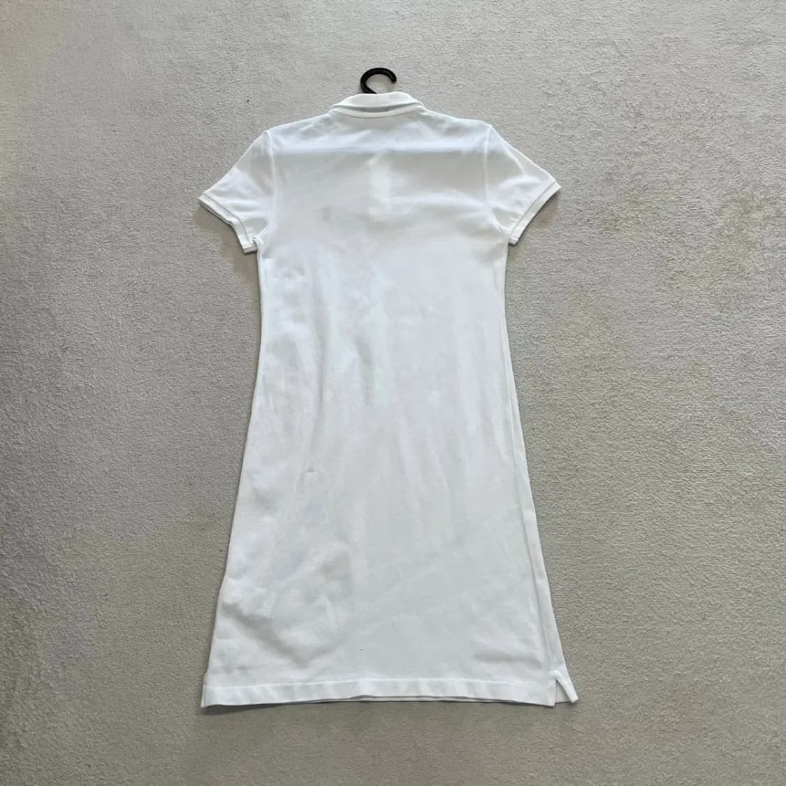 폴로 여성 화이트 반팔카라원피스 XS 상품이미지8