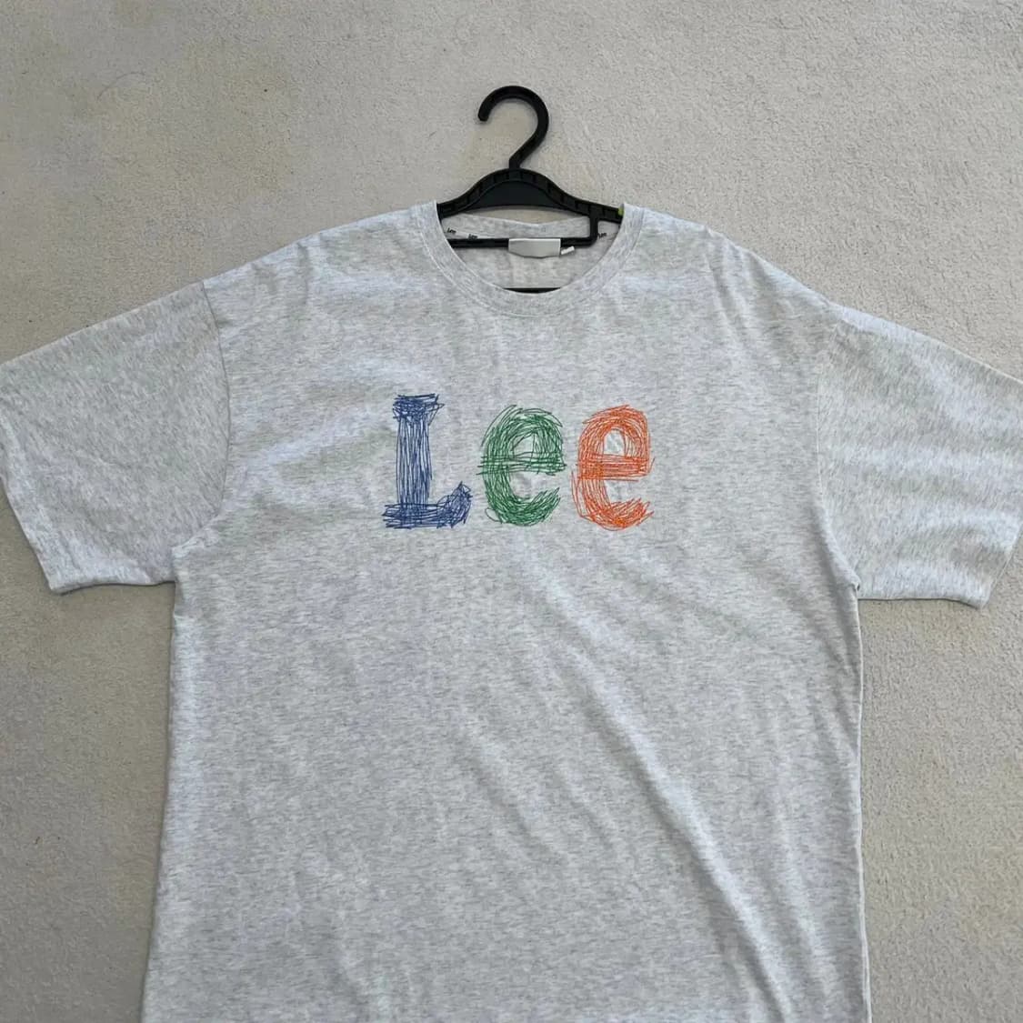 LEE 리 2025 스티치 자수로고 반팔티 100 상품이미지2