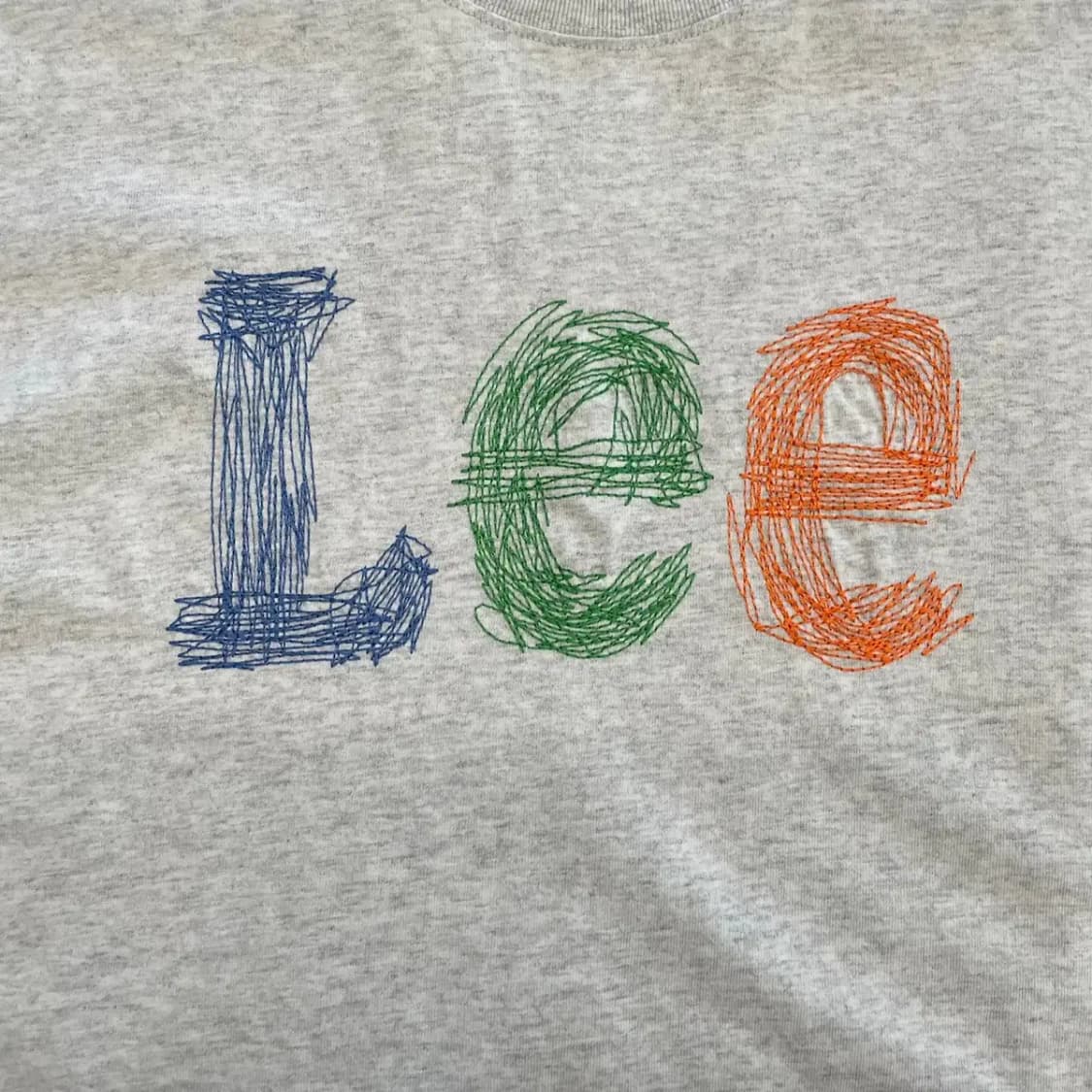 LEE 리 2025 스티치 자수로고 반팔티 100 상품이미지5
