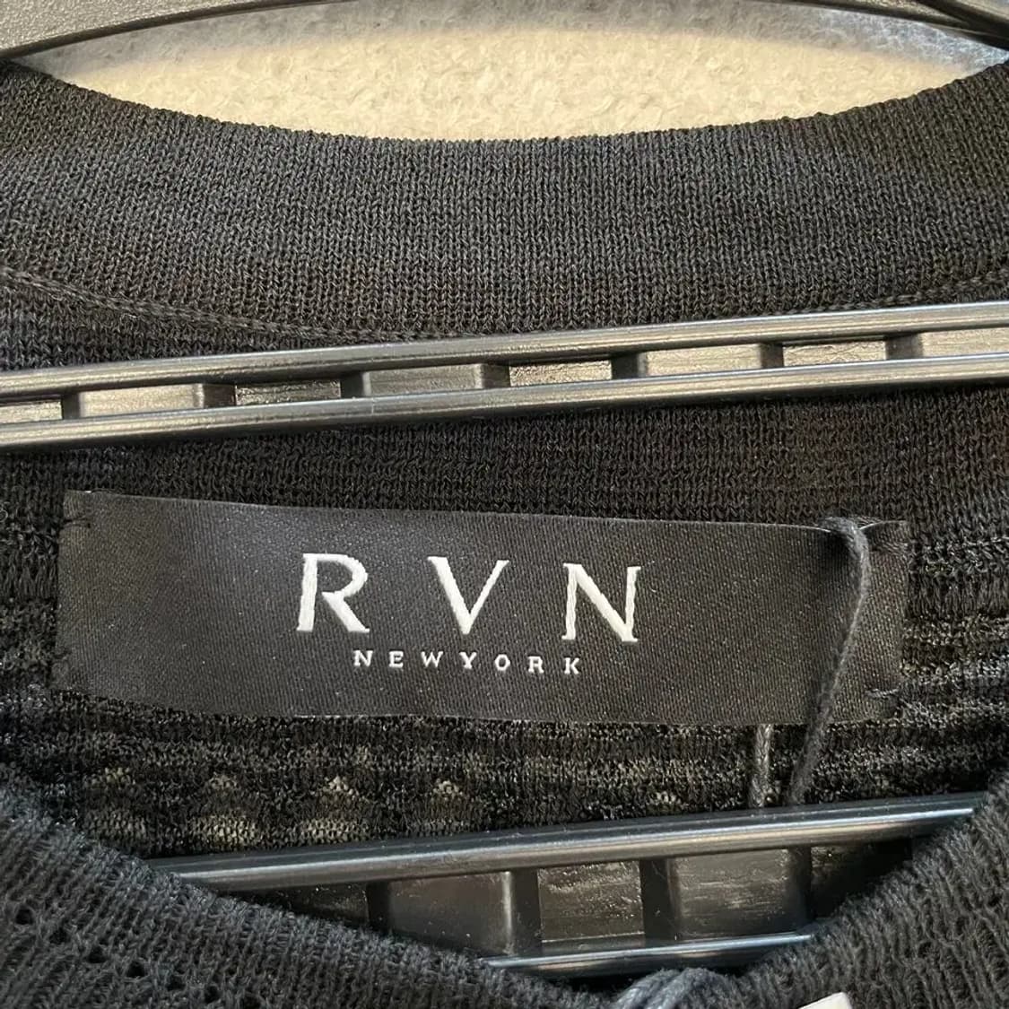 RVN 그리드 반팔니트 새상품 M 상품이미지6