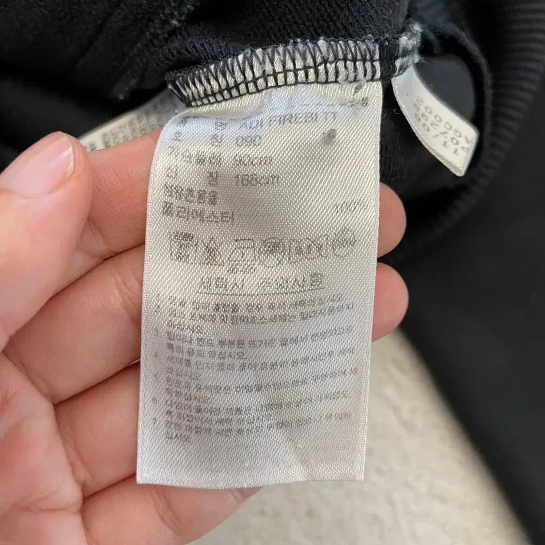 아디다스 여성 파이어버드 검금 져지 90 블랙골드 빅로고 상품이미지6