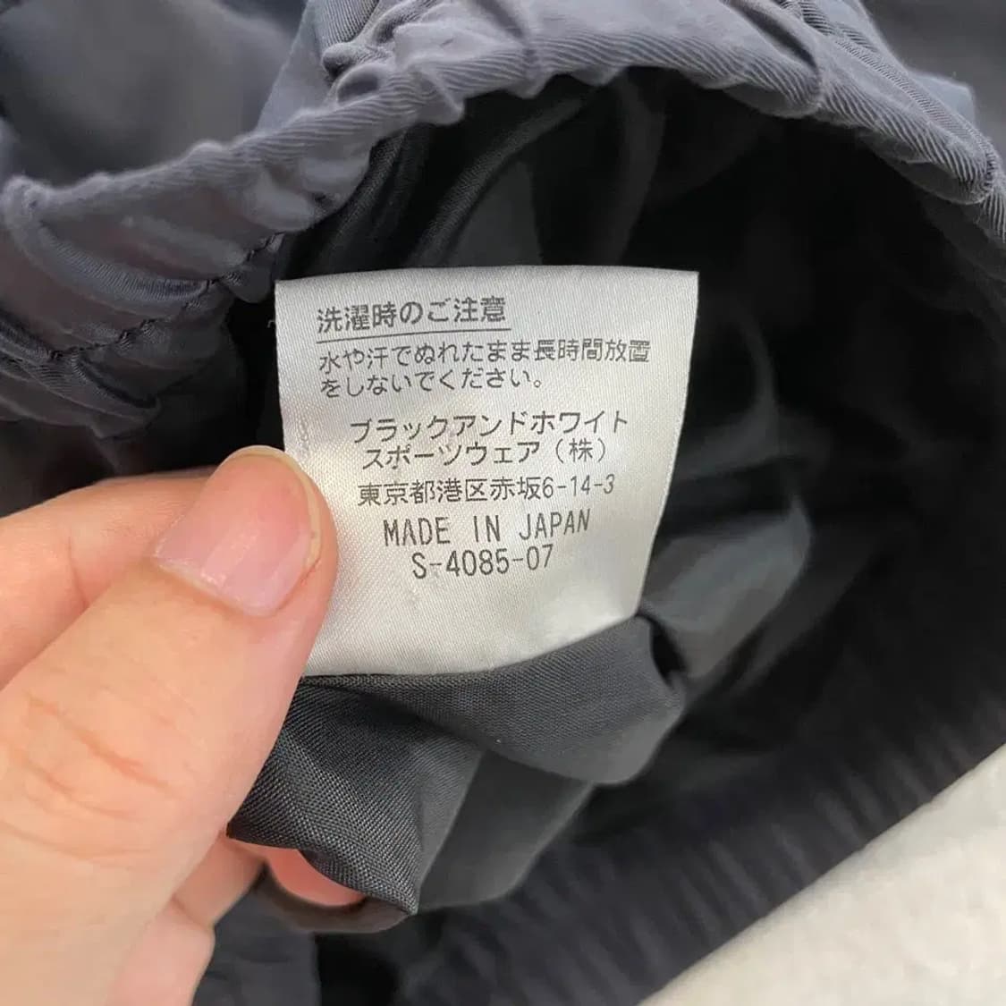 M 블랙앤화이트 남성 블루종 골프 바람막이 상품이미지7